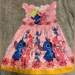 Girls size 9/10 Stitch and Angel Dress NWT